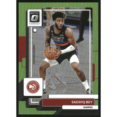 2022-23 Donruss Optic Lime Green #94 Saddiq Bey
