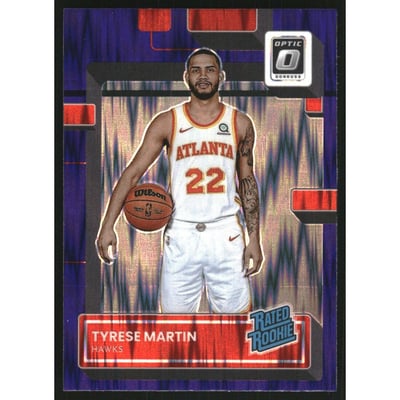2022-23 Donruss Optic Purple Shock #234 Tyrese Martin RR