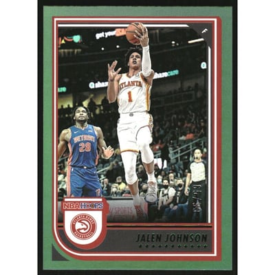 2022-23 Hoops Green #86 Jalen Johnson