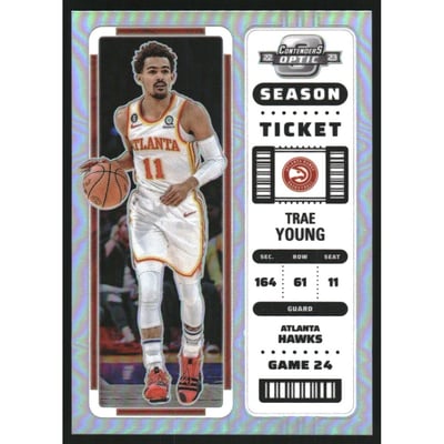 2022-23 Panini Contenders Optic Silver #31 Trae Young