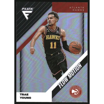 2022-23 Panini Flux Flow Motion Silver #9 Trae Young