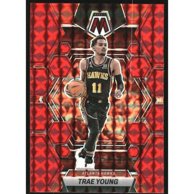 2022-23 Panini Mosaic Mosaic Red #8 Trae Young