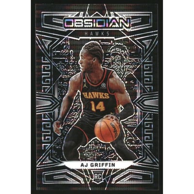 2022-23 Panini Obsidian Electric Etch Asia #160 AJ Griffin