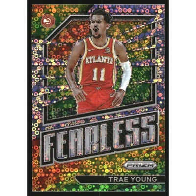2022-23 Panini Prizm Fearless Prizms Fast Break #12 Trae Young