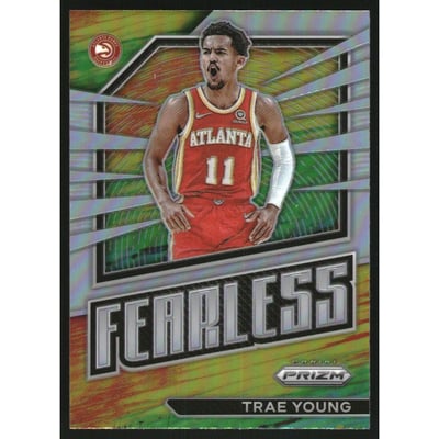2022-23 Panini Prizm Fearless Prizms Silver #12 Trae Young