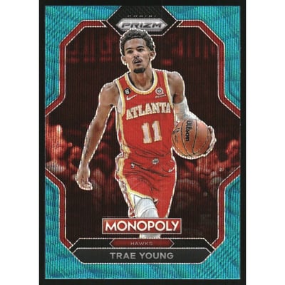 2022-23 Panini Prizm Monopoly All-Stars Teal Wave #PS4 Trae Young