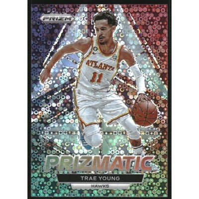 2022-23 Panini Prizm Prizmatic Prizms Fast Break #10 Trae Young