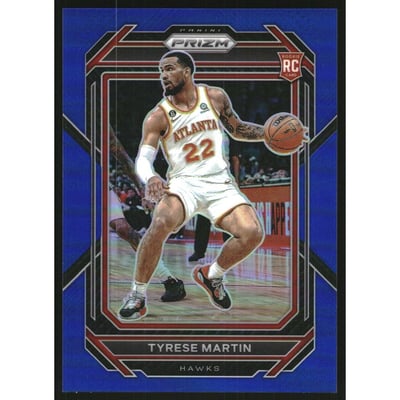 2022-23 Panini Prizm Prizms Blue #241 Tyrese Martin