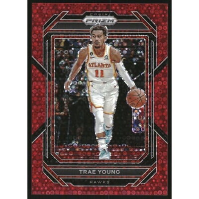 2022-23 Panini Prizm Prizms Fast Break Red #164 Trae Young