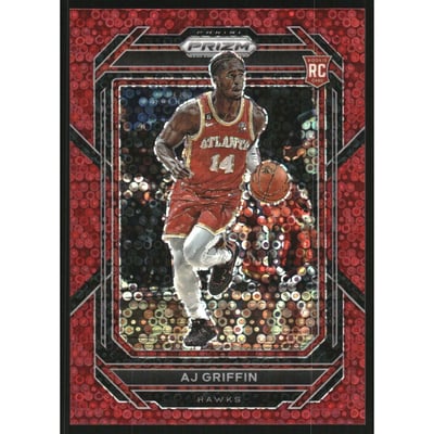 2022-23 Panini Prizm Prizms Fast Break Red #248 AJ Griffin