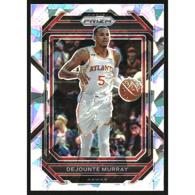 2022-23 Panini Prizm Prizms Ice #146 Dejounte Murray