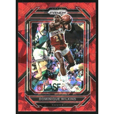 2022-23 Panini Prizm Prizms Red Ice #279 Dominique Wilkins