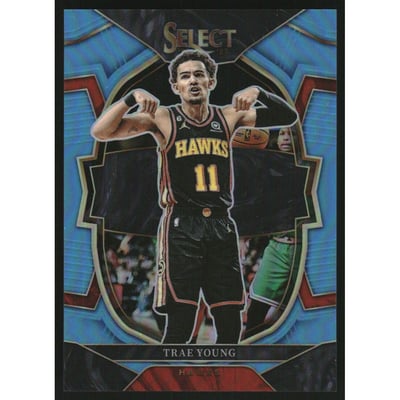 2022-23 Select Prizms Light Blue #66 Trae Young