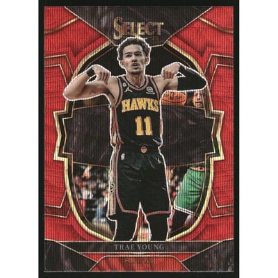 2022-23 Select Prizms Red Wave #66 Trae Young