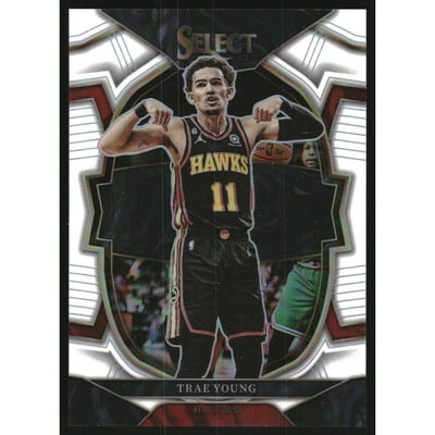 2022-23 Select Prizms White #66 Trae Young