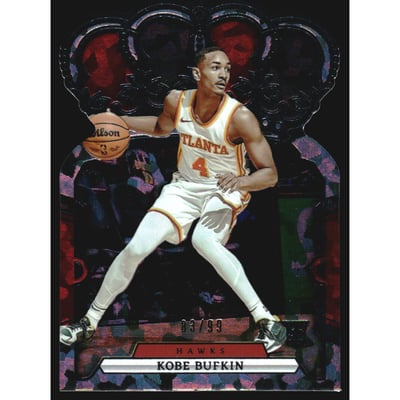 2023-24 Crown Royale Crystal Blue #14 Kobe Bufkin