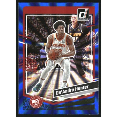2023-24 Donruss Holo Blue Laser #24 De'Andre Hunter
