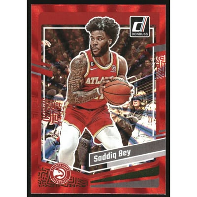 2023-24 Donruss Holo Red Laser #175 Saddiq Bey