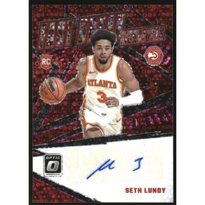 2023-24 Donruss Optic Fast Break Signatures Pink #91 Seth Lundy