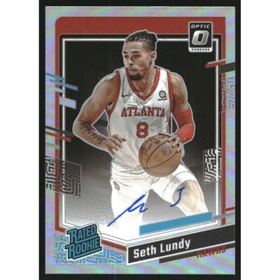 2023-24 Donruss Optic Holo #253 Seth Lundy RR AU