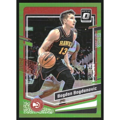 2023-24 Donruss Optic Lime Green #110 Bogdan Bogdanovic