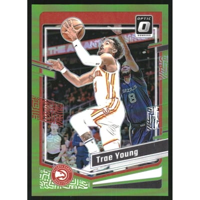 2023-24 Donruss Optic Lime Green #135 Trae Young