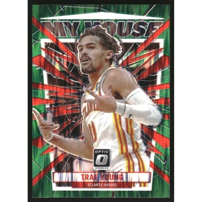 2023-24 Donruss Optic My House Green Shock #8 Trae Young