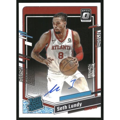 2023-24 Donruss Optic #253 Seth Lundy RR AU RC