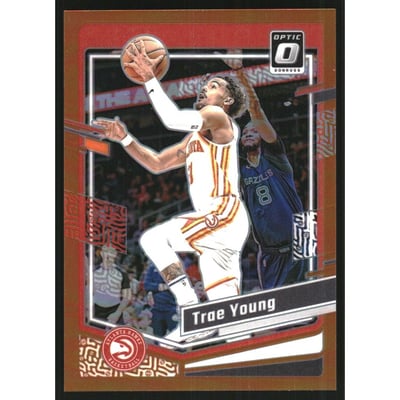 2023-24 Donruss Optic Orange #135 Trae Young