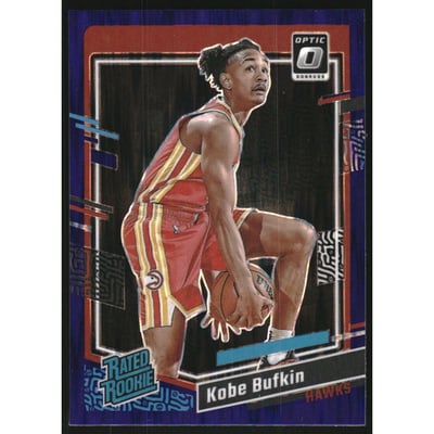 2023-24 Donruss Optic Purple Shock #220 Kobe Bufkin RR