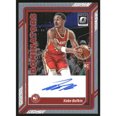 2023-24 Donruss Optic Rookie Dominators Signatures #6 Kobe Bufkin/49