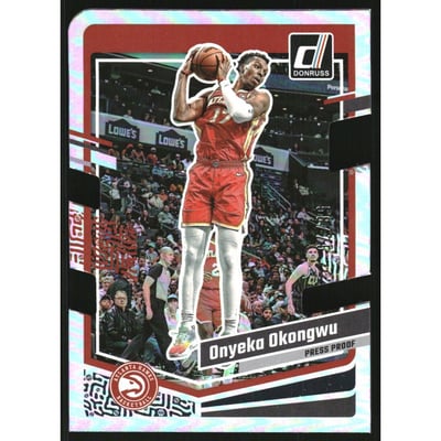 2023-24 Donruss Press Proof Silver Die-Cut #67 Onyeka Okongwu