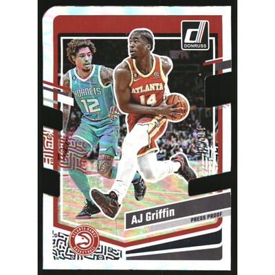2023-24 Donruss Press Proof Silver Die-Cut #93 AJ Griffin