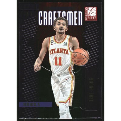 2023-24 Elite Craftsmen International Red and Green #7 Trae Young