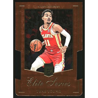 2023-24 Elite Elite Series Orange Die Cut #5 Trae Young