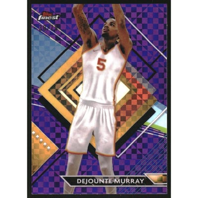 2023-24 Finest Purple Checkerboard Refractors #203 Dejounte Murray R