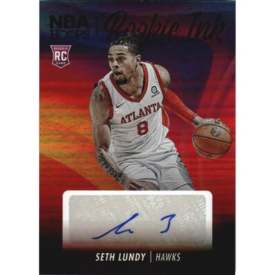 2023-24 Hoops Rookie Ink #39 Seth Lundy