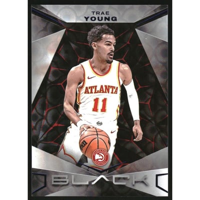 2023-24 Panini Black Shine #9 Trae Young