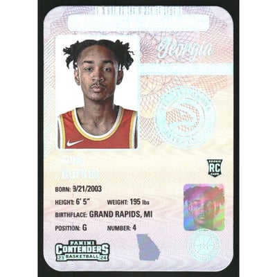 2023-24 Panini Contenders Permit to Dominate #11 Kobe Bufkin
