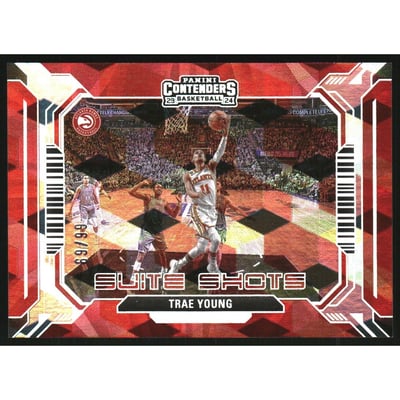 2023-24 Panini Contenders Suite Shots Playoff Edition #30 Trae Young