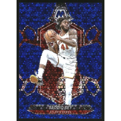 2023-24 Panini Mosaic Mosaic Fast Break Blue #70 Saddiq Bey