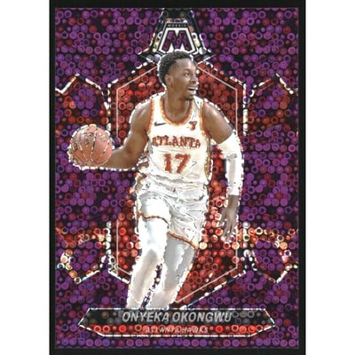 2023-24 Panini Mosaic Mosaic Fast Break Purple #83 Onyeka Okongwu