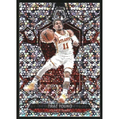 2023-24 Panini Mosaic Mosaic Fast Break Silver #107 Trae Young
