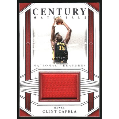 2023-24 Panini National Treasures Century Materials #18 Clint Capela