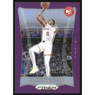 2023-24 Panini Prizm Deca Prizms Purple #195 Dejounte Murray