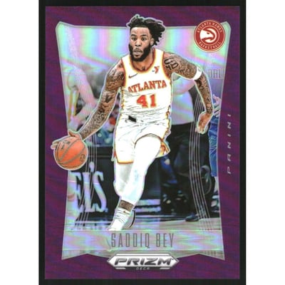 2023-24 Panini Prizm Deca Prizms Purple #71 Saddiq Bey