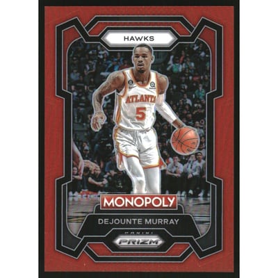 2023-24 Panini Prizm Monopoly Red #5 Dejounte Murray
