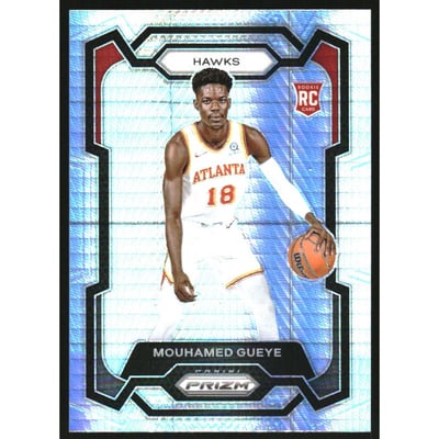 2023-24 Panini Prizm Prizms Hyper #157 Mouhamed Gueye