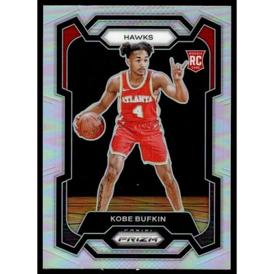2023-24 Panini Prizm Prizms Silver #151 Kobe Bufkin