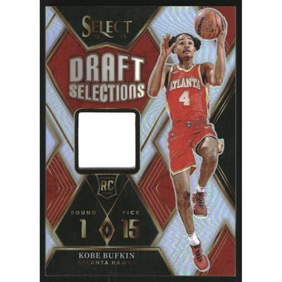 2023-24 Select Draft Selections Memorabilia #10 Kobe Bufkin